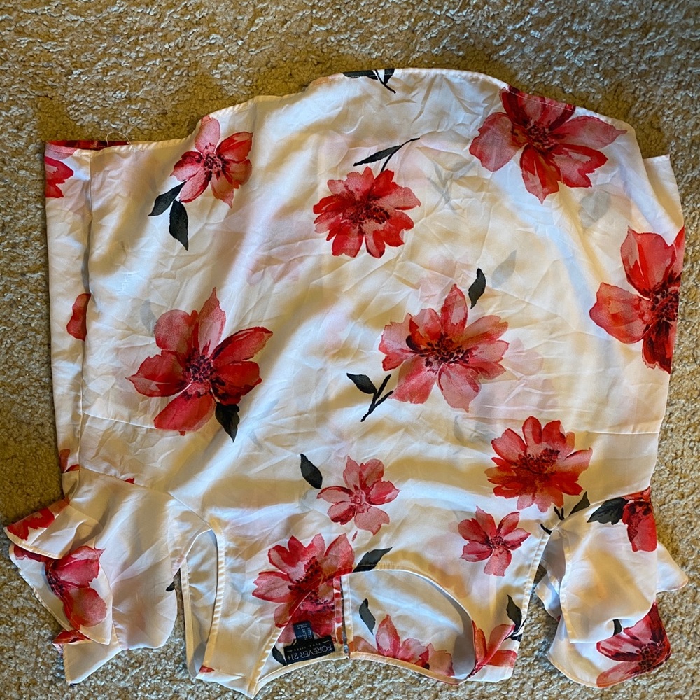Peek a boo shoulder top